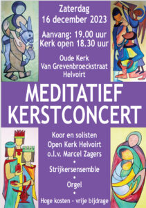 Uitnodiging Meditatief Kerstconcert Open Kerk