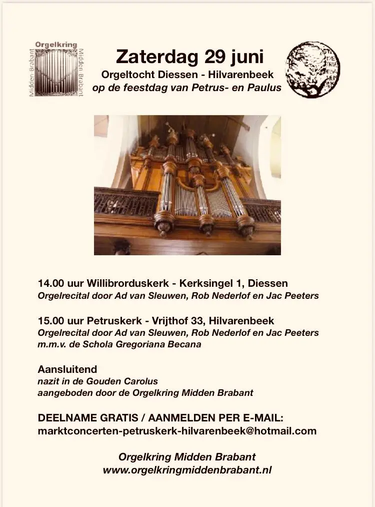 Flyer orgeltocht Diessen